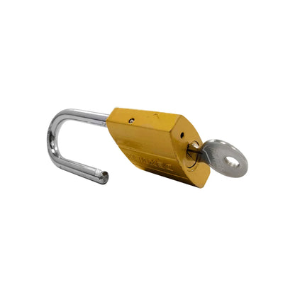 Candado 40 mm gancho largo dorado Dexter 16917