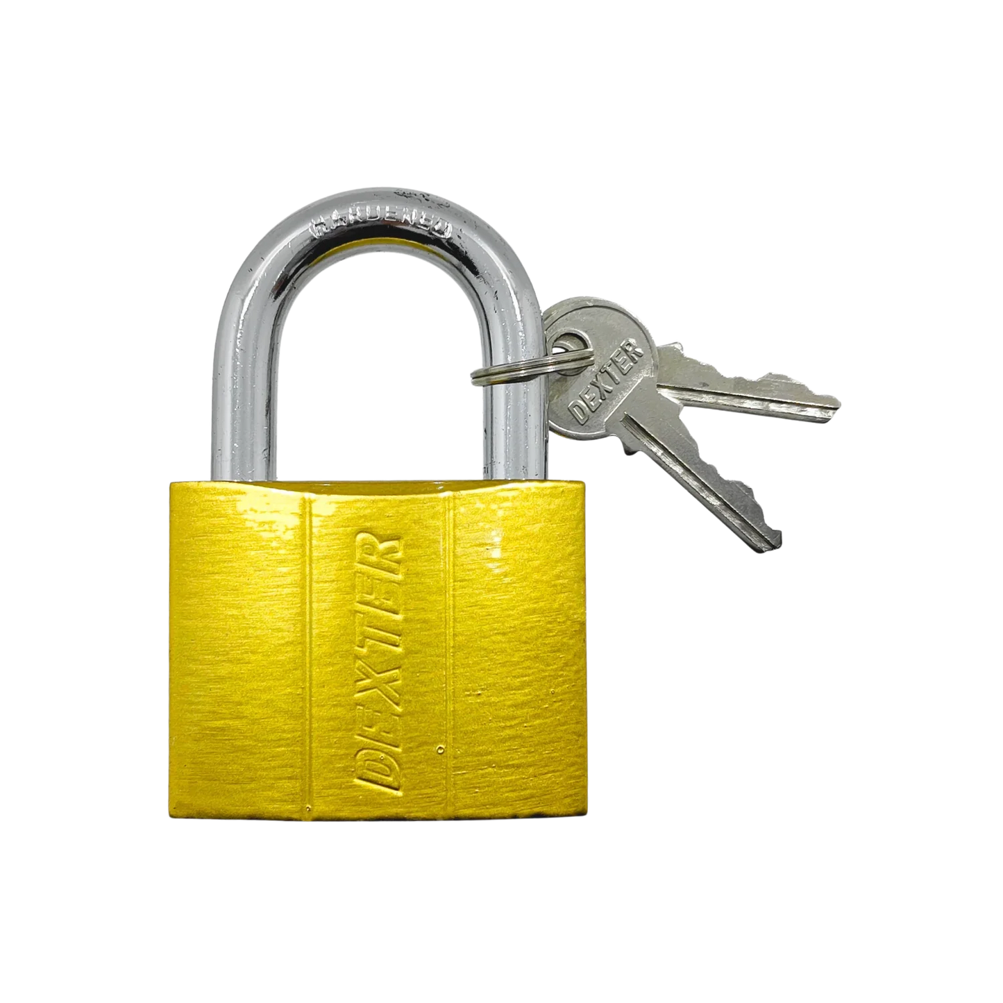 Candado 60 mm gancho corto dorado Dexter 16914