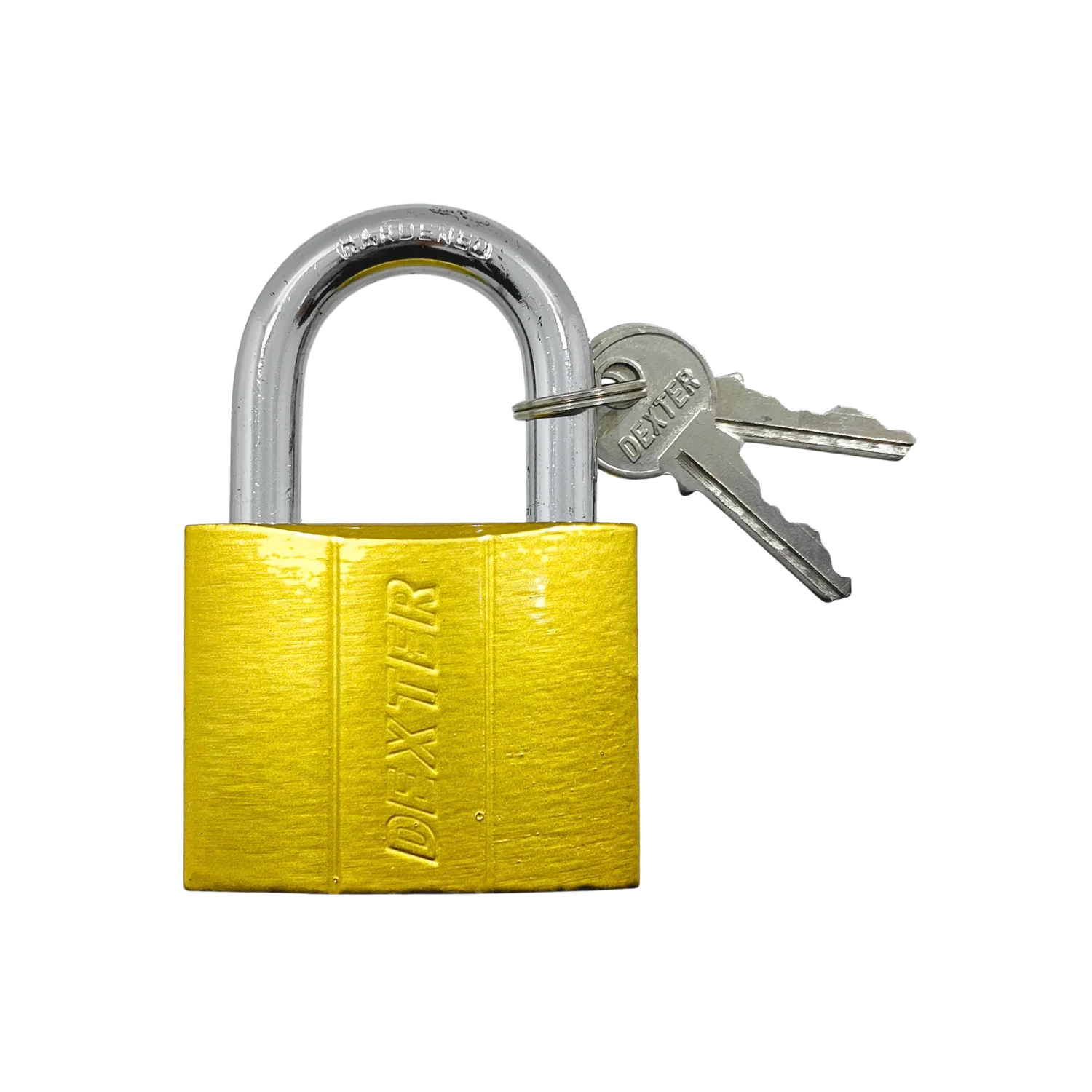 Candado 60 mm gancho corto dorado Dexter 16914