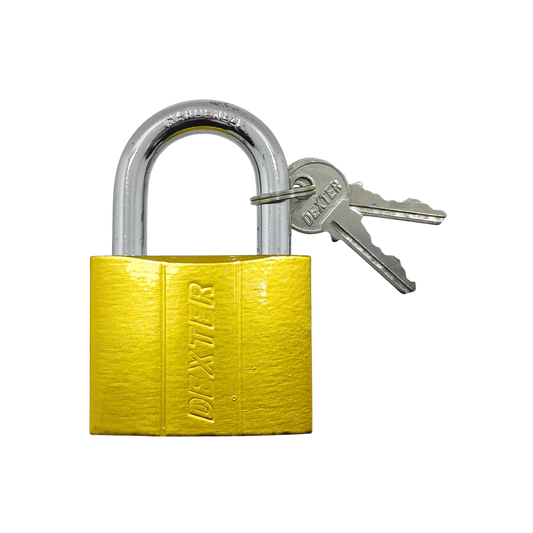 Candado 60 mm gancho corto dorado Dexter 16914