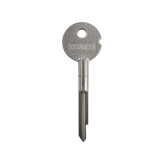 Forja de llave tetra Dexter 4196, metálica plateada para duplicado de seguridad