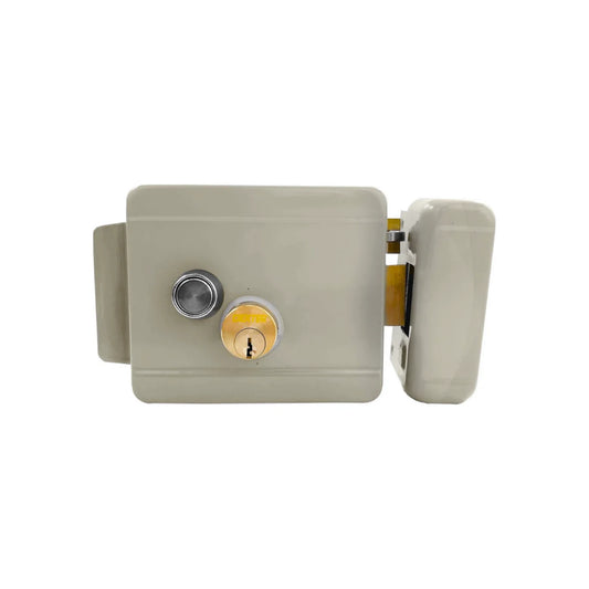 Cerradura/Chapa eléctrica sobreponer derecha beige Dexter 5805