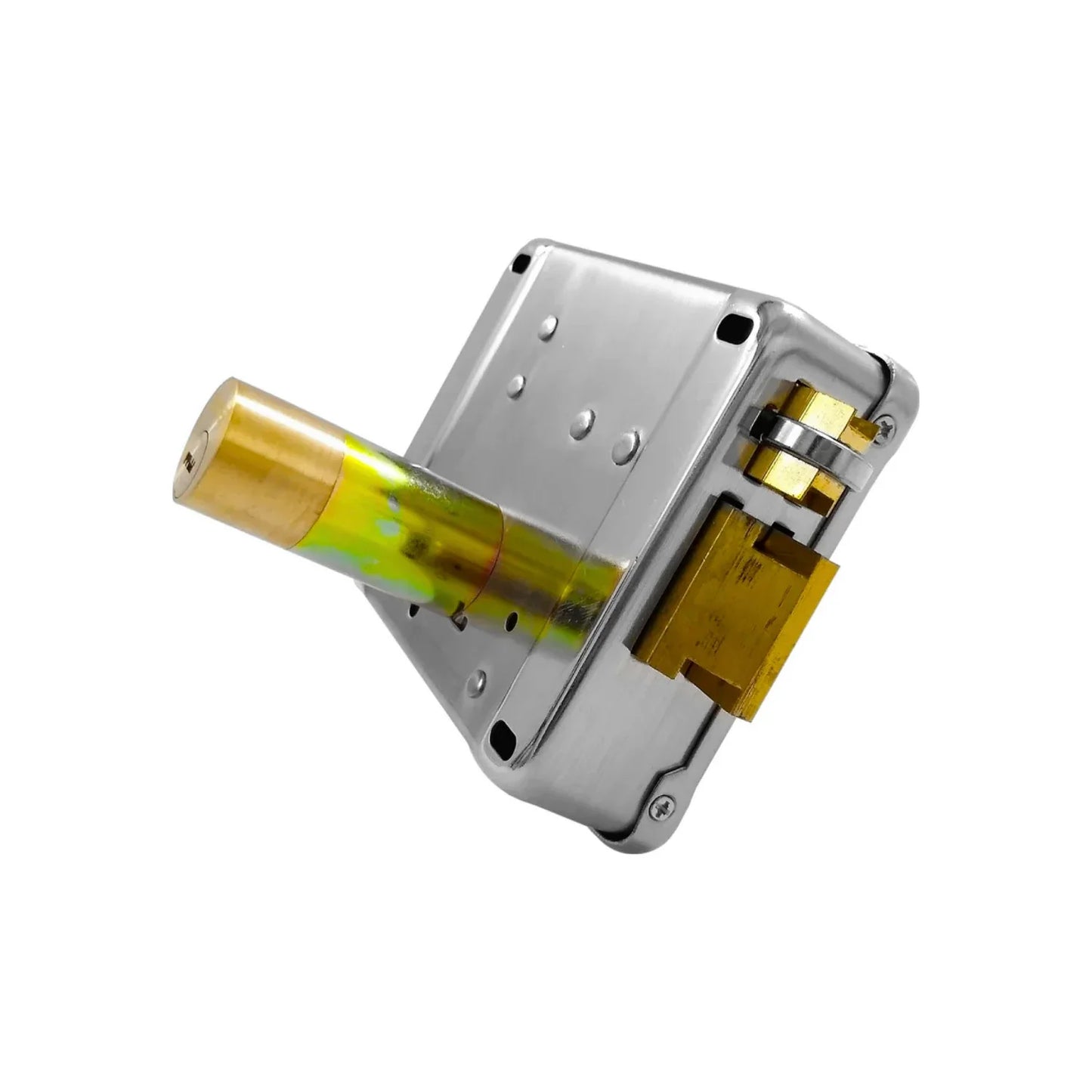 Cerradura/Chapa eléctrica sobreponer izquierda cromo Dexter 5808