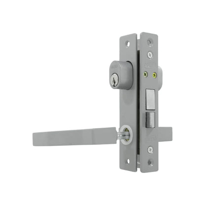 Cerradura/Chapa para puerta de aluminio gris Dexter 2006
