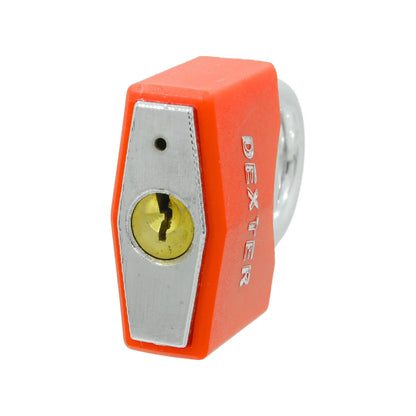 Candado 40 mm gancho corto rojo Dexter 16947