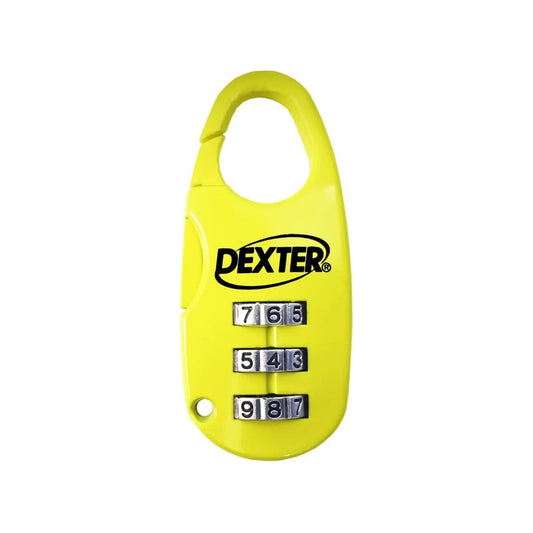 Candado 25 mm de combinación amarillo Dexter 6319