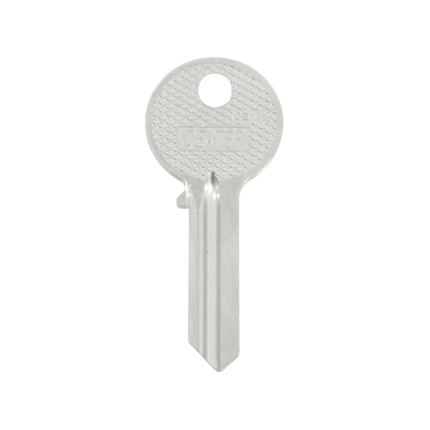 Llave virgen Dexter niquelada para duplicado, herramienta de cerrajería