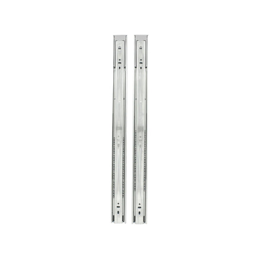 Correderas de cajón metálicas 55 cm, extensión completa, 2 piezas