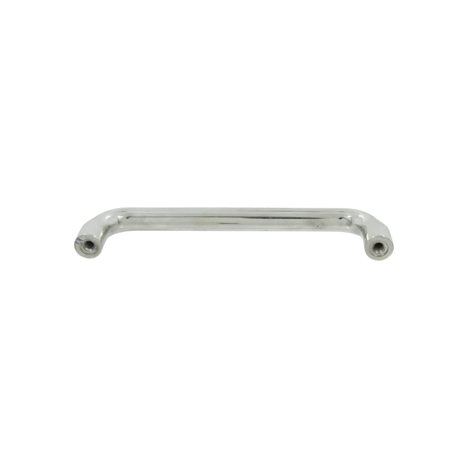 Jaladera curva de níquel 128 mm para muebles y gabinetes