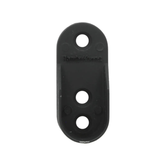 Brida ovalada negra con tornillo Handy Home 14327