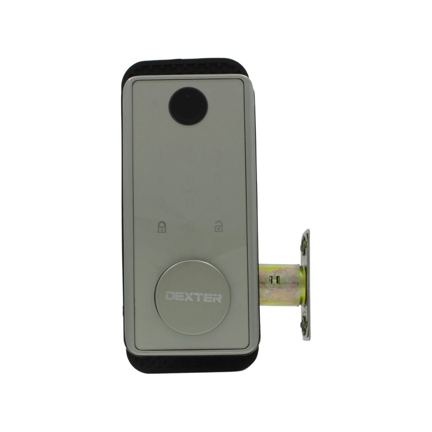 Cerradura inteligente Dexter níquel con sensor digital para acceso sin llave