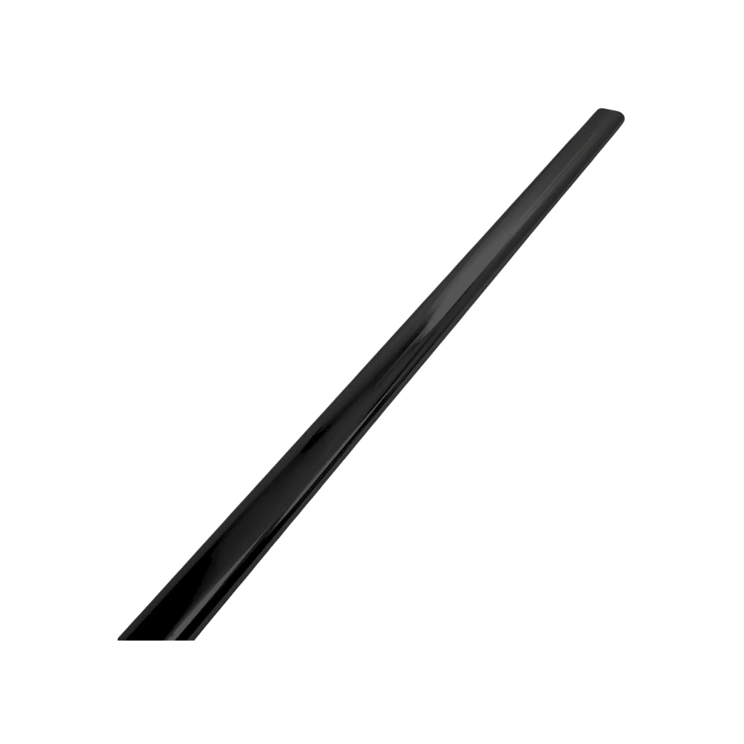 Tubo para closet ovalado negro de 3 metros para organizar guardarropa