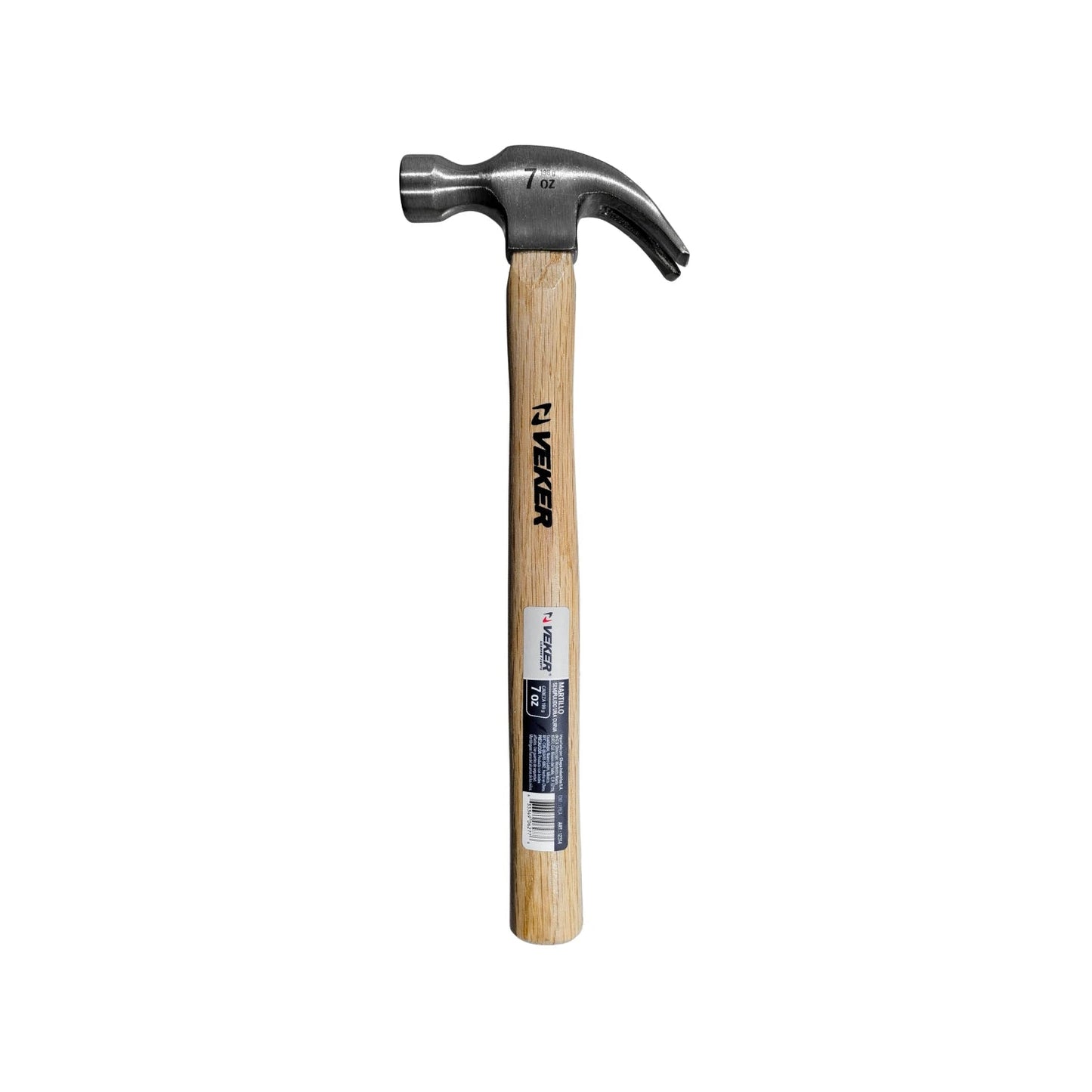 Martillo 7 oz curvo cabo de madera VEKER