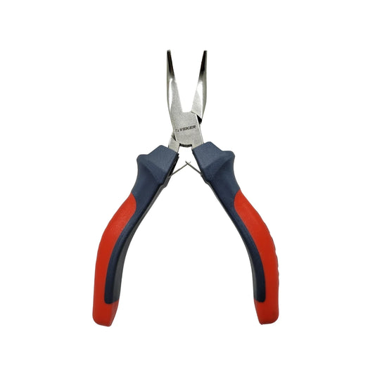 Pinza de punta curva 5" mini Veker 12660