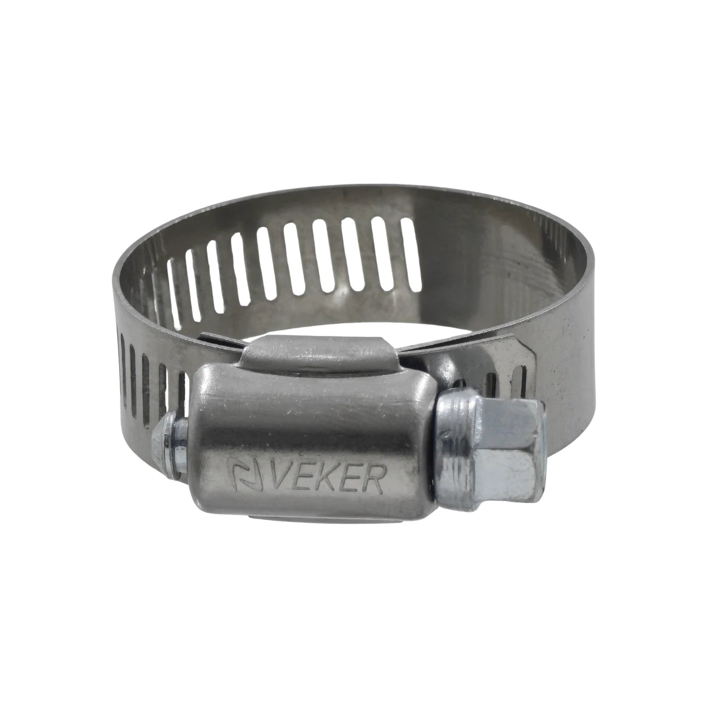 Abrazadera sin fin Veker de acero inoxidable #16 1 1/2" para manguera