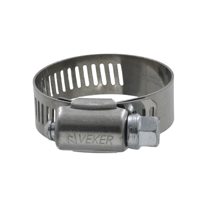 Abrazadera sin fin Veker de acero inoxidable #16 1 1/2" para manguera