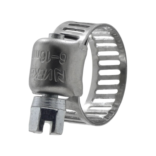 Abrazadera sin fin Veker 6-16mm mini de acero inoxidable para mangueras
