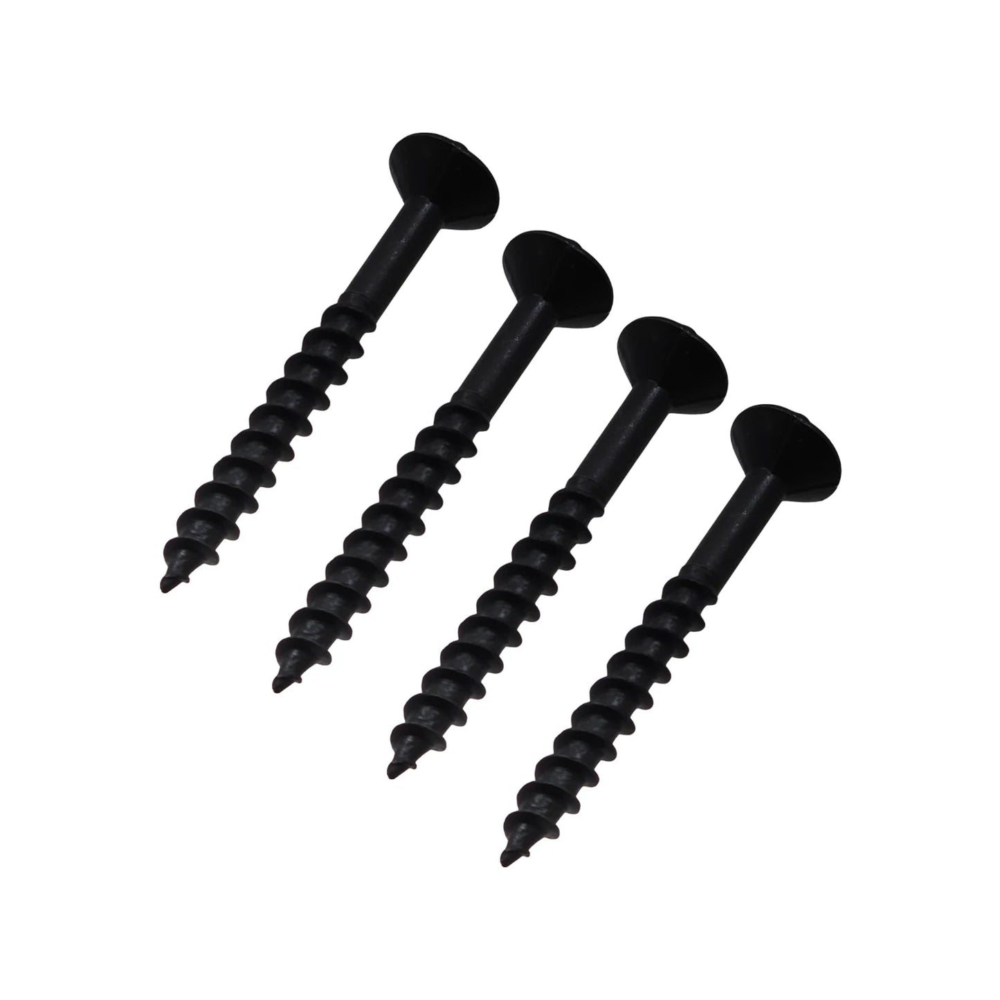 Pijas para madera 12x2 negras, tornillos de cabeza avellanada Phillips