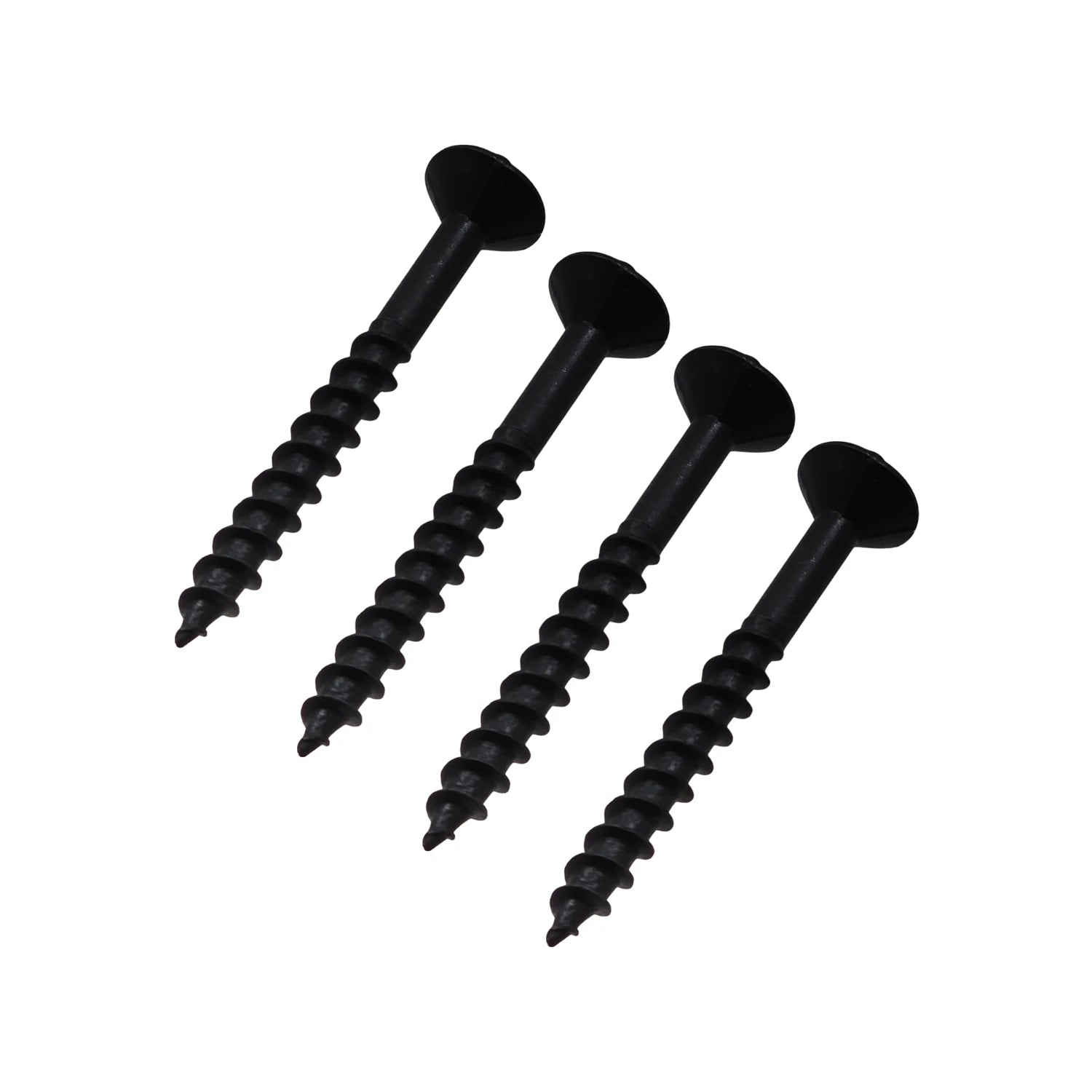 Pijas para madera 12x2 negras, tornillos de cabeza avellanada Phillips