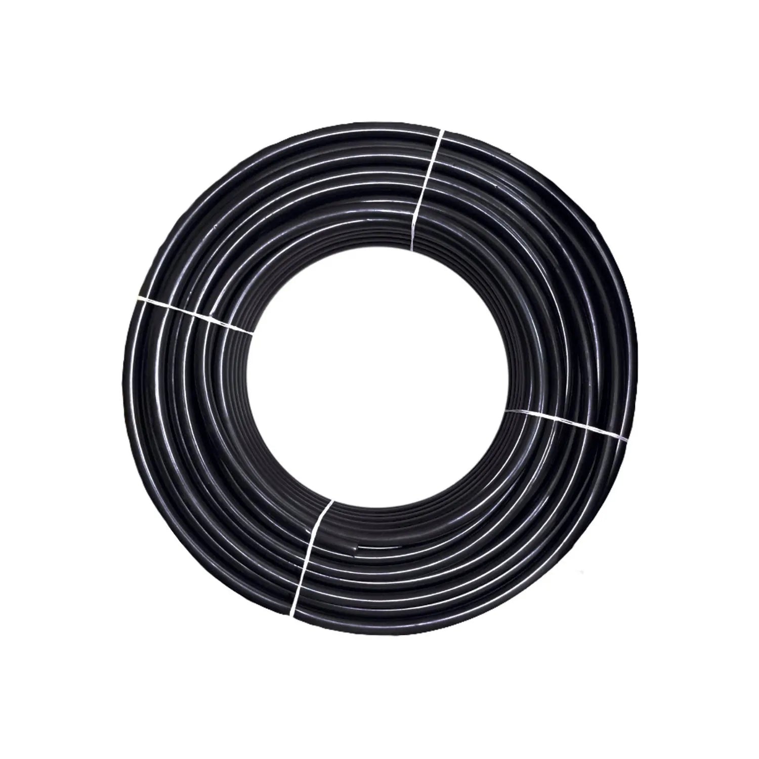 Poliducto negro 3/4" x 100m cédula 80 para sistemas de riego y agua