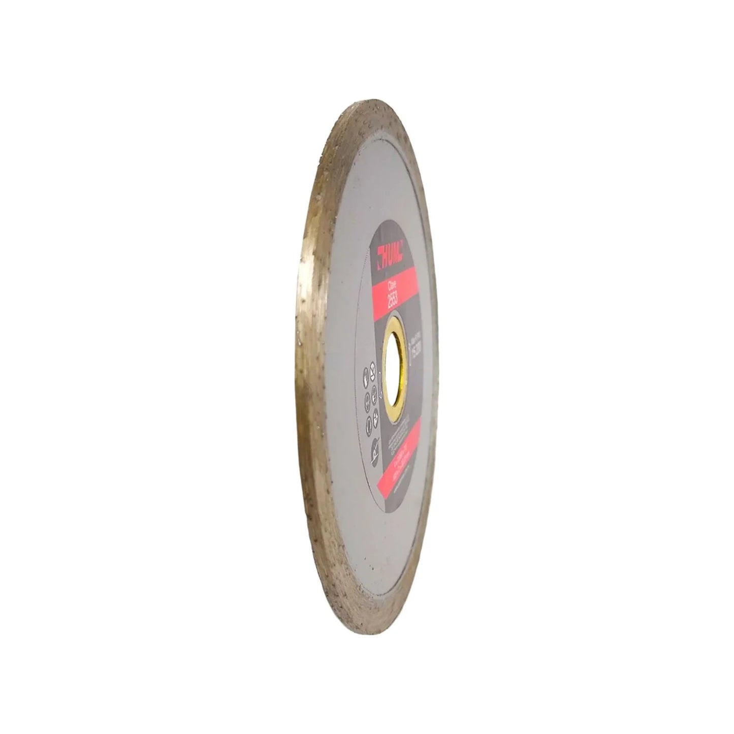 Disco diamantado HUM 2553 de corona continua para cortes finos en cerámica y porcelanato, 4 pulgadas