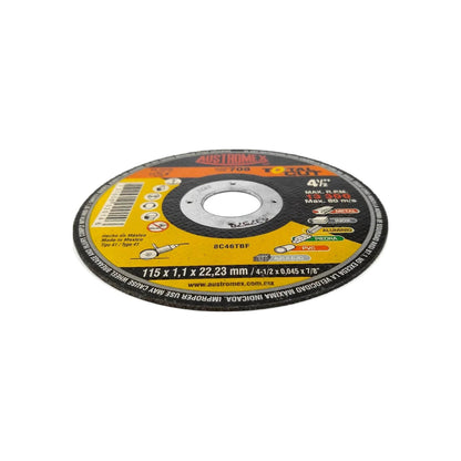 Disco de corte Austromex 708 Total Cut 4 1/2" multiconstrucción para metal, inox, aluminio, piedra, PVC y azulejo