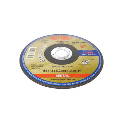 Disco 6" corte metal inoxidable Austromex 2041