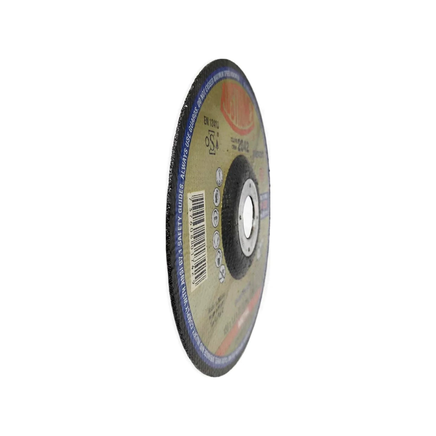 Disco abrasivo Austromex 2042 de 6 pulgadas para corte de metal, herramienta de ferretería industrial.