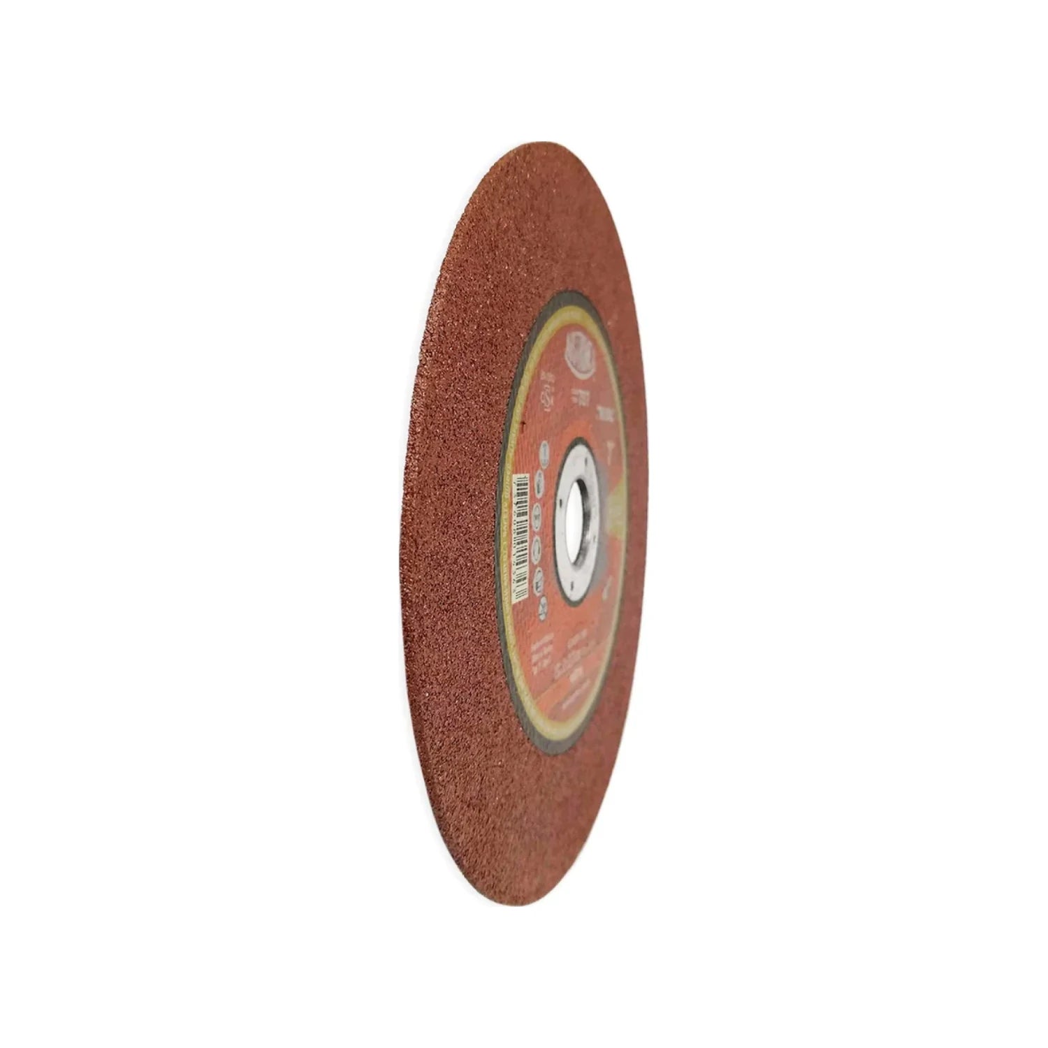 Disco abrasivo Austromex 787 de 7 pulgadas para corte de metal, color marrón rojizo