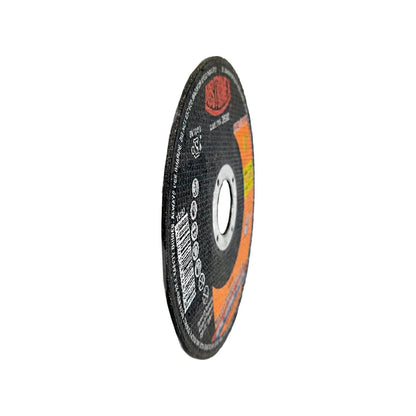 Disco de corte abrasivo Austromex 3502 4 1/2" para acero inoxidable, negro con naranja