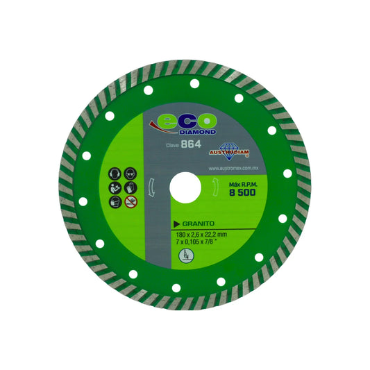Disco 7" corona continua Austrodiam con granito 864