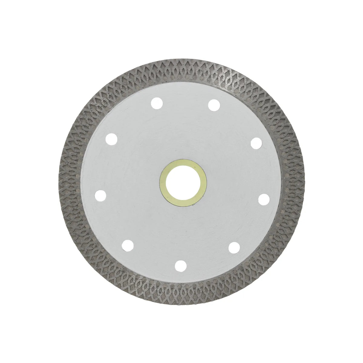 Disco diamantado extra fino para porcelanato y cerámica con borde X-mesh y orificios de enfriamiento para corte preciso