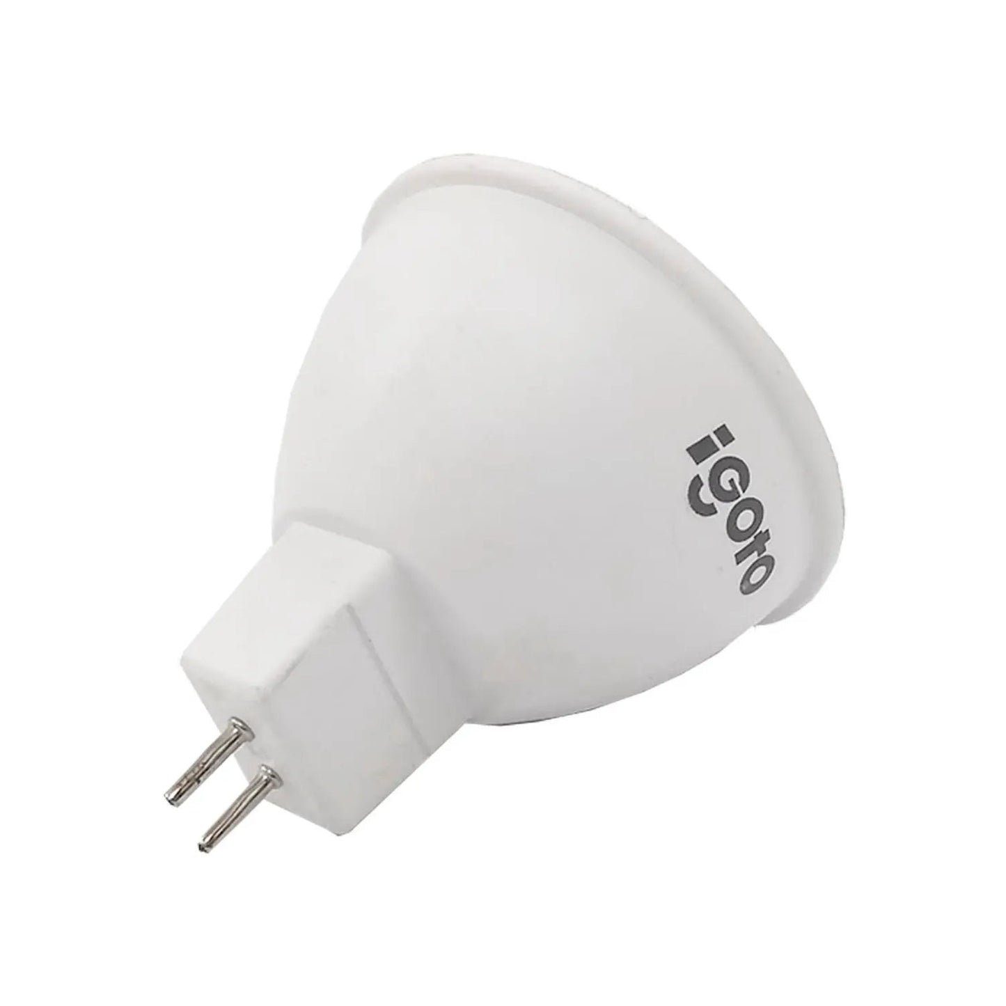 Reflector LED MR16 Igoto blanco 5W, con base GU5.3, para iluminación de luz fría
