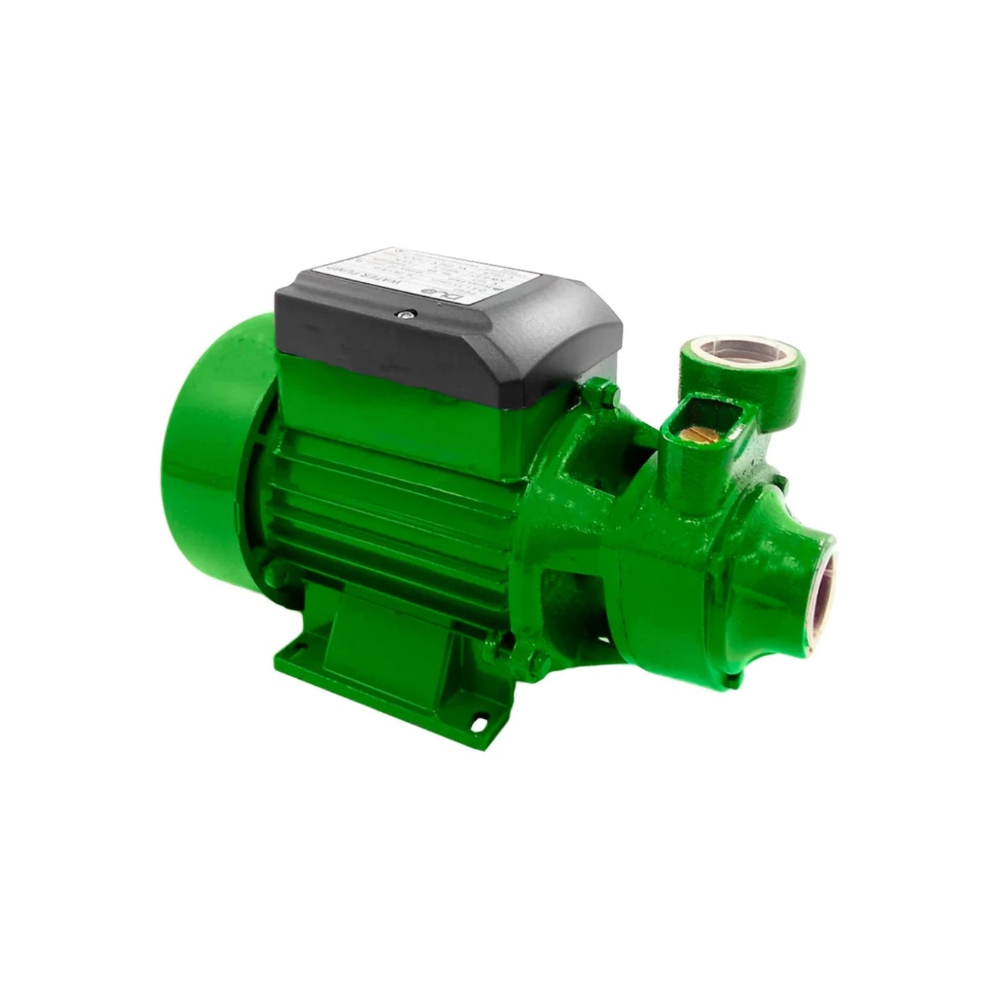 Bomba de agua periférica eléctrica verde 1/2 HP para aumento de presión y uso doméstico