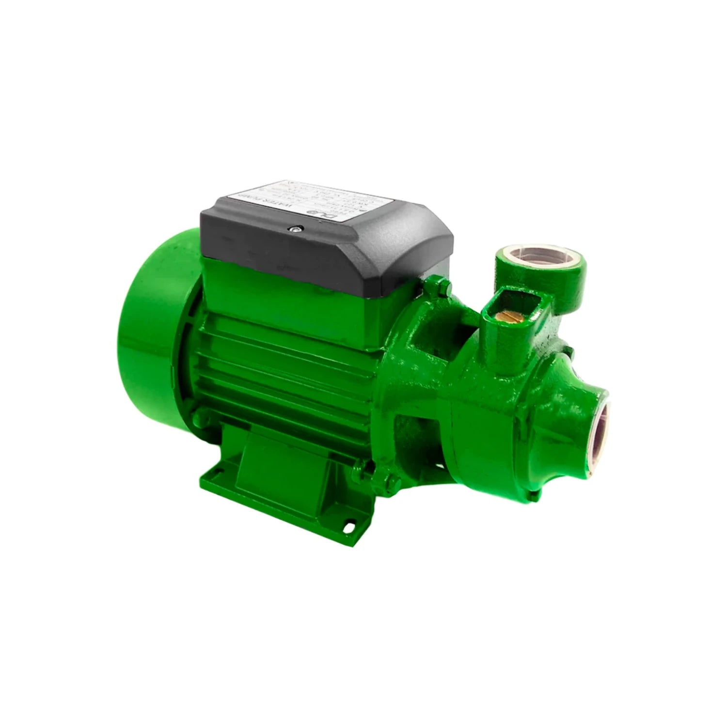 Bomba de agua periférica eléctrica verde 1/2 HP para aumento de presión y uso doméstico
