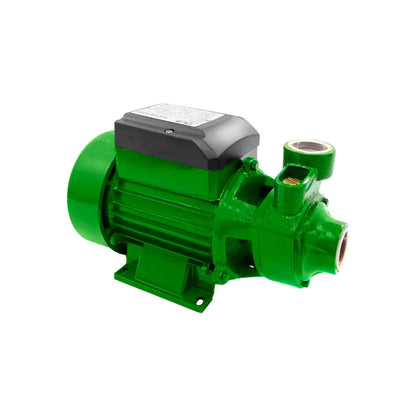 Bomba de agua periférica eléctrica verde 1/2 HP para aumento de presión y uso doméstico