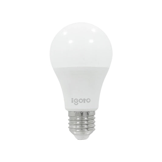 Foco LED Igoto 12W luz cálida, bombilla blanca estándar con base E27