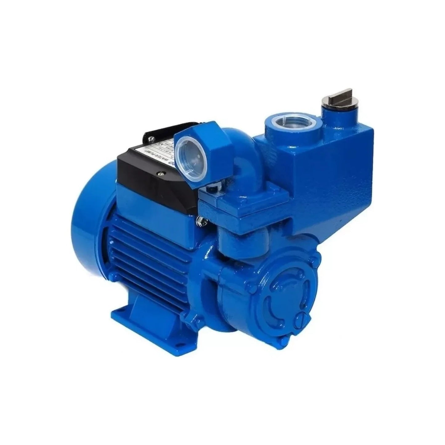 Bomba de agua periférica autocebante azul para uso doméstico y jardinería