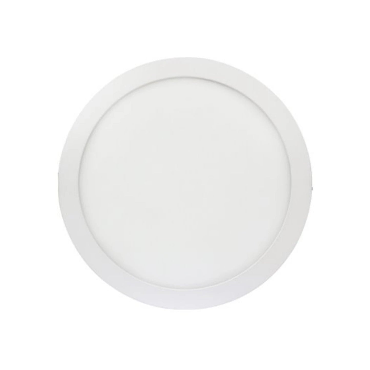 Lámpara panel LED redonda blanca 20W empotrable, luz cálida para techo moderno