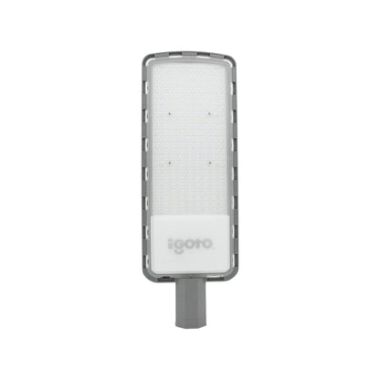 Reflector LED exterior Igoto 200W gris con fotocelda. Lámpara de alumbrado público para exteriores.