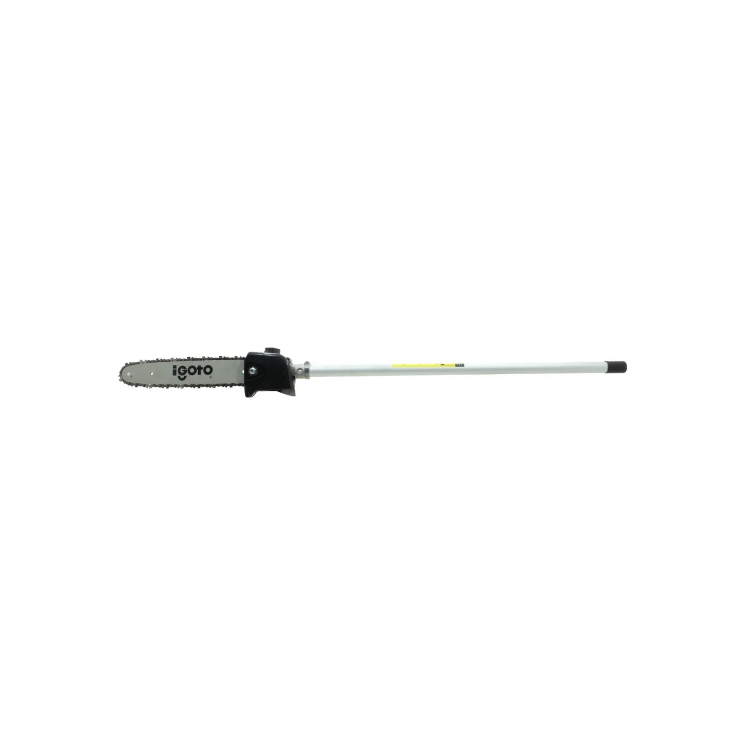 Podadora de altura Igoto para desbrozadora multiusos, motosierra de pértiga para podar ramas, color gris y negro