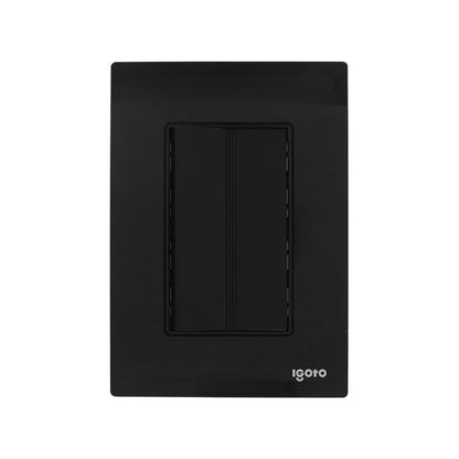 Placa 1 apagador escalera crystal Igoto CRIS2008