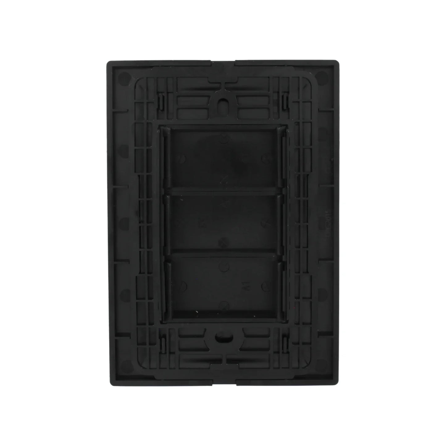 Placa ciega negra crystal Igoto CRIS2015