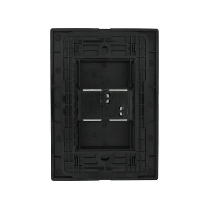 Placa botón para timbre negra crystal Igoto CRIS2018