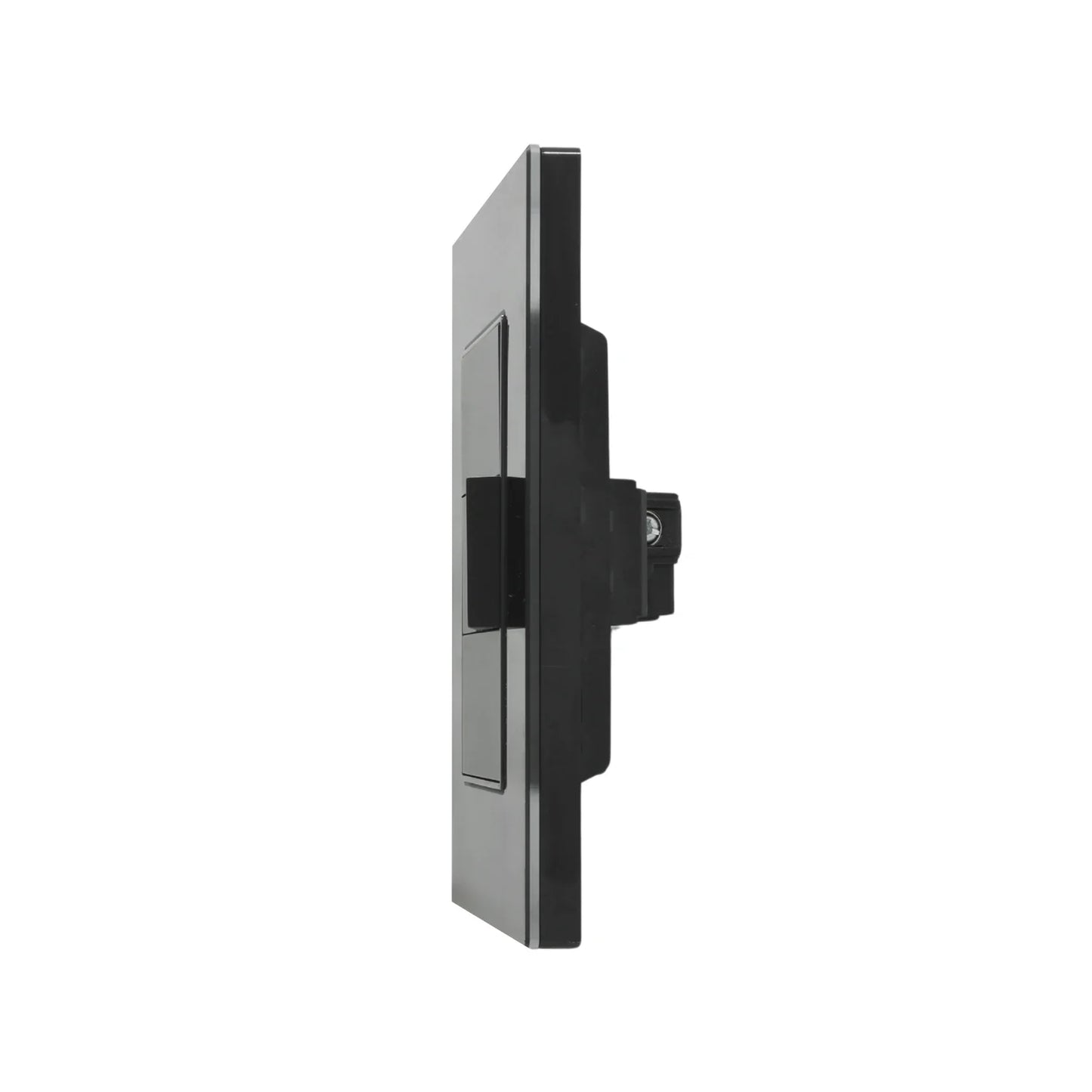 Placa botón para timbre negra crystal Igoto CRIS2018