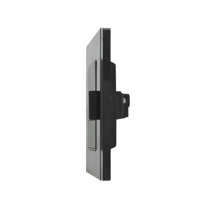 Placa botón para timbre negra crystal Igoto CRIS2018