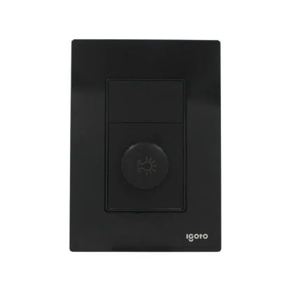 Placa 1 dimmer atenuador crystal Igoto CRIS2019