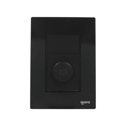 Placa 1 dimmer atenuador crystal Igoto CRIS2019
