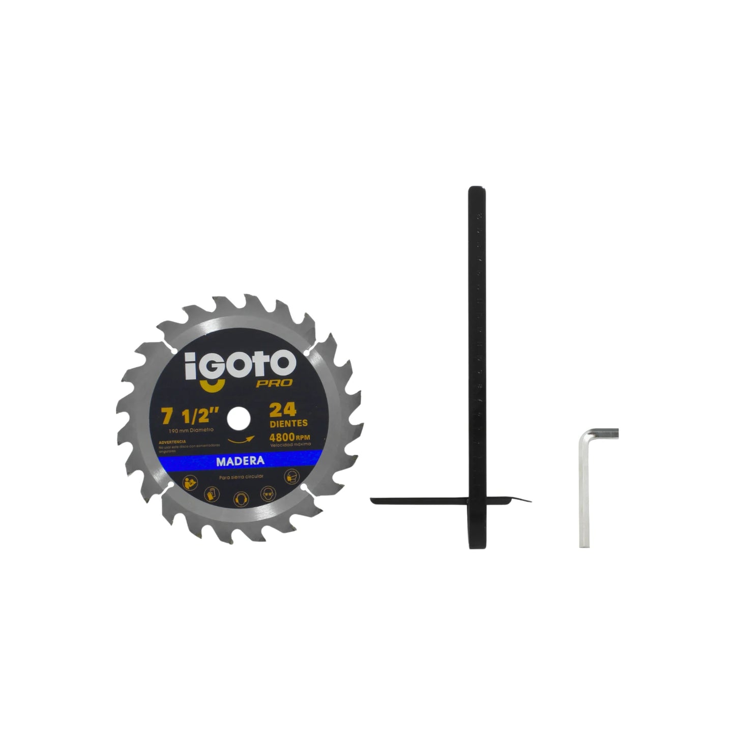 Sierra circular 7 1/2" de 1500 W Igoto HE1004 BL PRO