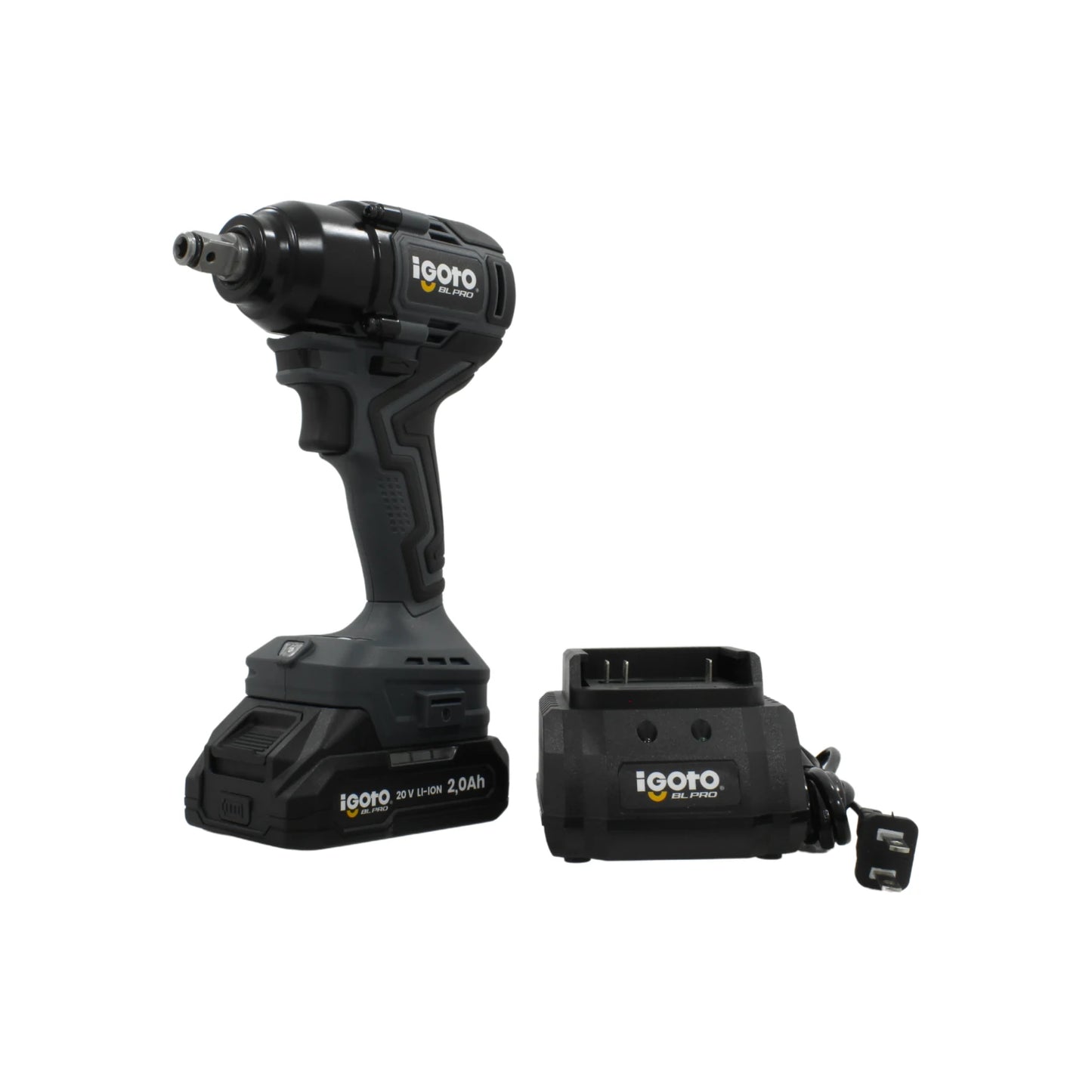 Llave de impacto/Atornillador  inalámbrico 20 V Igoto HI1002 BL PRO
